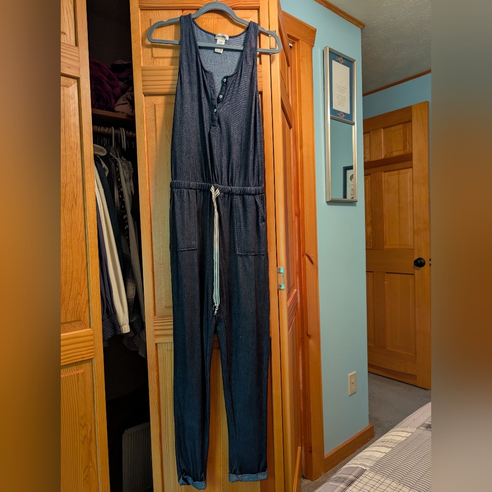 Shosho Stretchy Denim Overalls XL